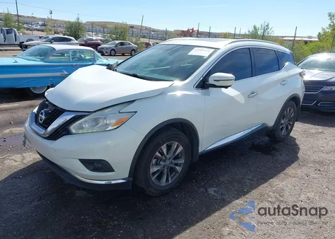 2017 Nissan Murano Sl from USA, damaged, VIN 5N1AZ2MG7HN110373